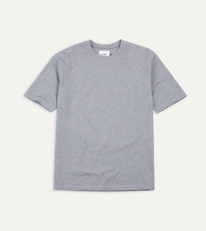 Drake039s Grey Cotton Crew Neck Hiking TShirt 8211 Clothing