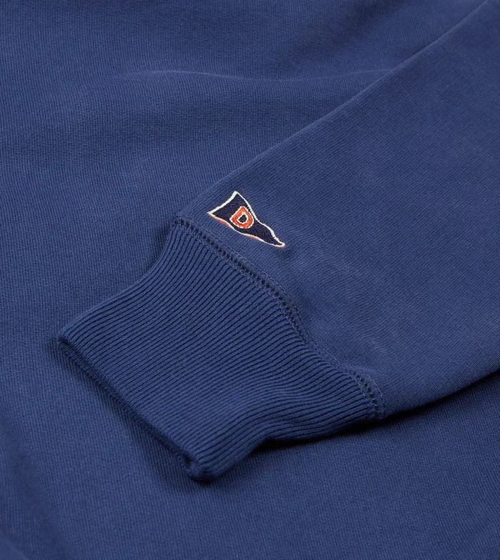 Drake039s Navy Crew Neck Cotton Sweatshirt 8211 Clothing