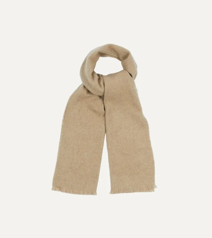 Drake039s Oatmeal Cashmere Scarf 8211 Accessories