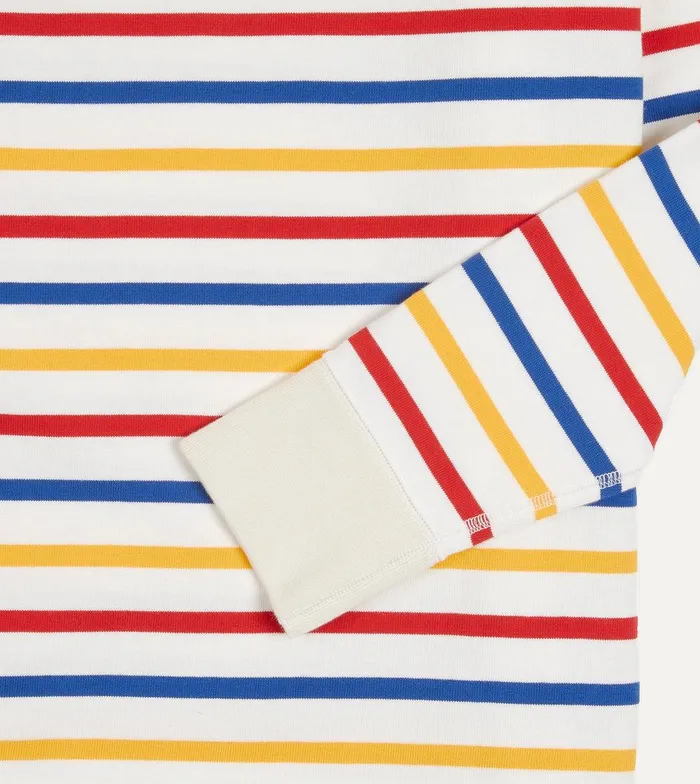 Drake039s Primary Stripe Cotton Rugby Shirt 8211 ClothingShirts