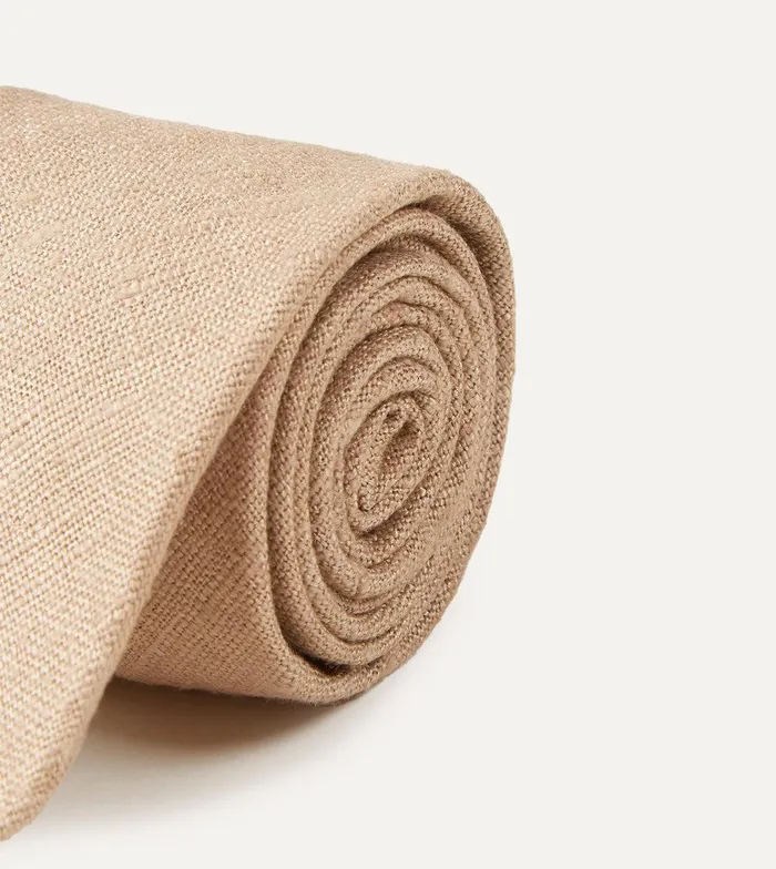 Drake039s Sand Tussah Hand Rolled Silk Tie 8211 Ties