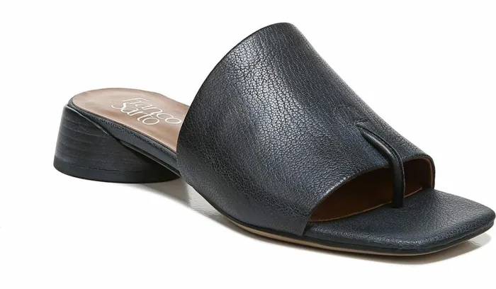 Dress Mules Women Franco Sarto Franco Loran Sandal Black Leather