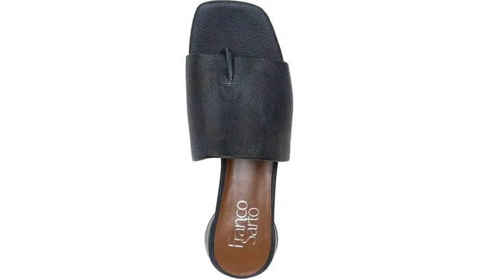 Dress Mules Women Franco Sarto Franco Loran Sandal Black Leather