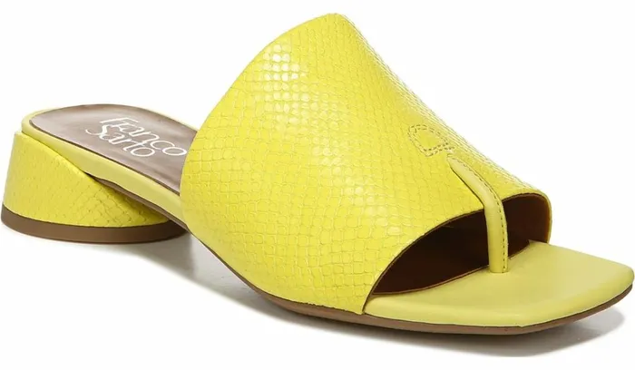 Dress Mules Women Franco Sarto Franco Loran Sandal Limeade Leather