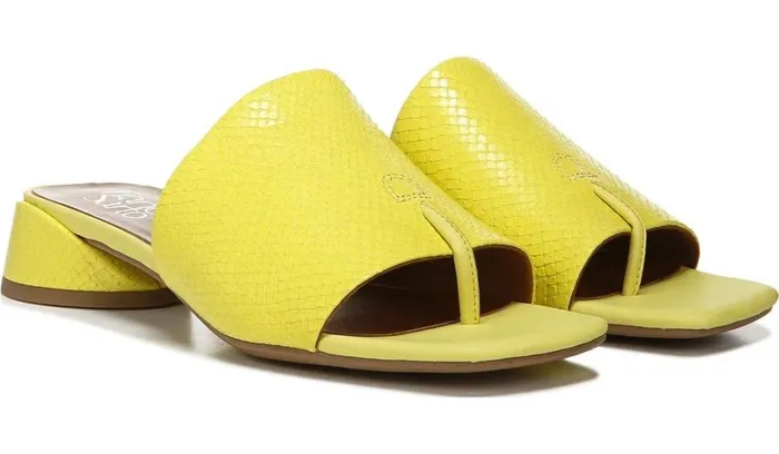 Dress Mules Women Franco Sarto Franco Loran Sandal Limeade Leather