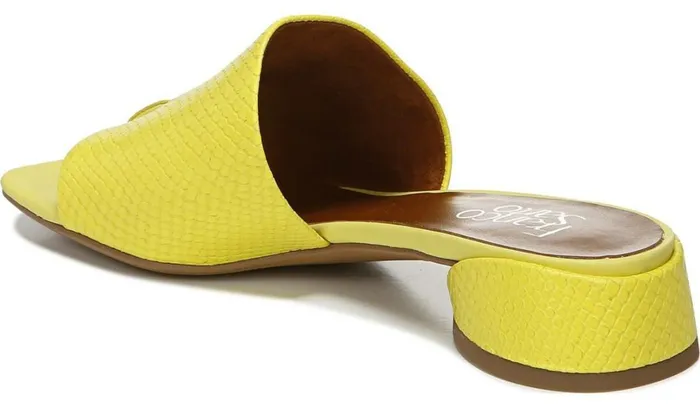 Dress Mules Women Franco Sarto Franco Loran Sandal Limeade Leather