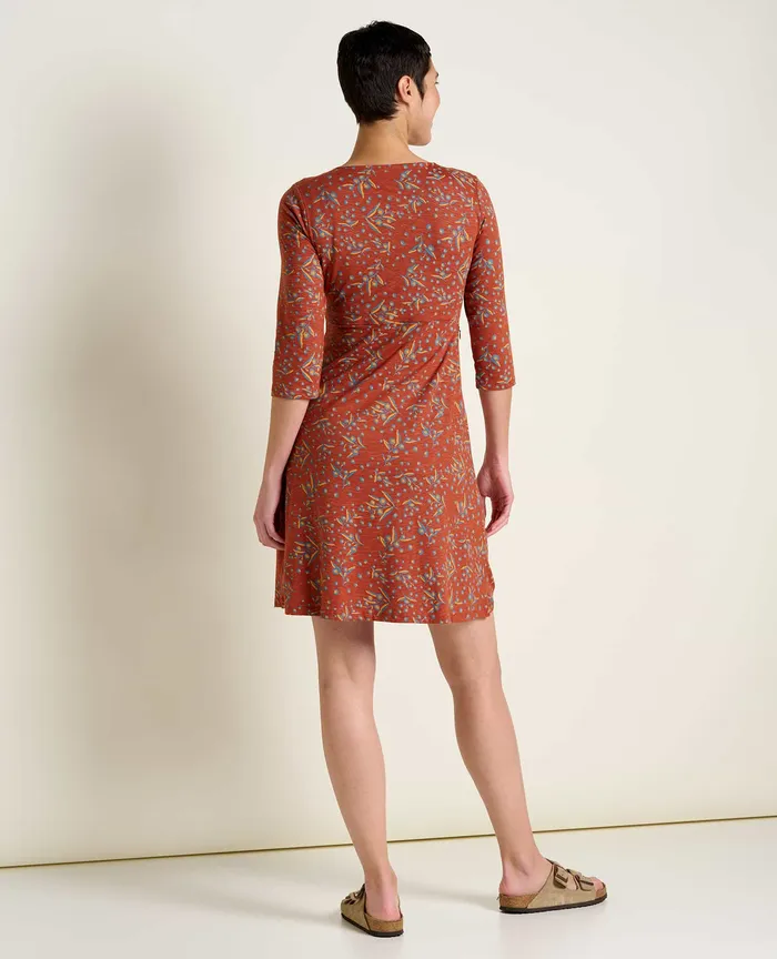 Dresses ToadandCo Women8217s Rosalinda Dress Cinnamon Seedpod Print