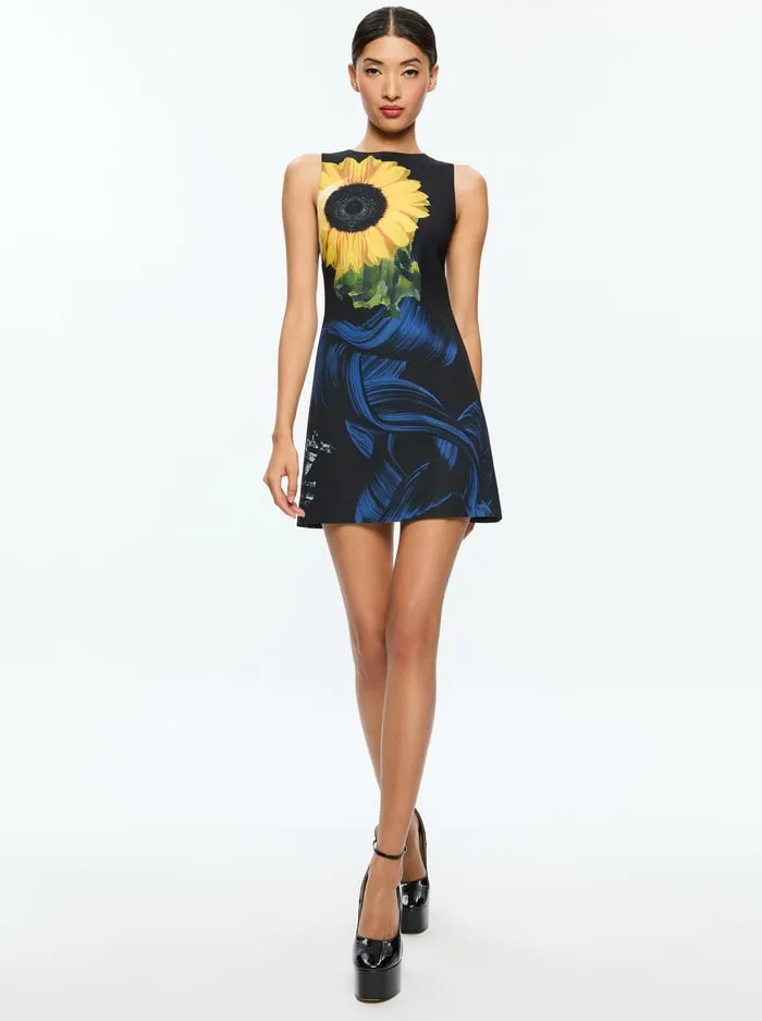 Dresses Women Alice Olivia Clyde Mini Dress Azalea Floral