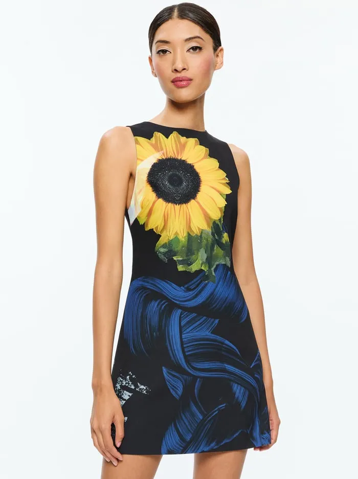 Dresses Women Alice Olivia Clyde Mini Dress Azalea Floral