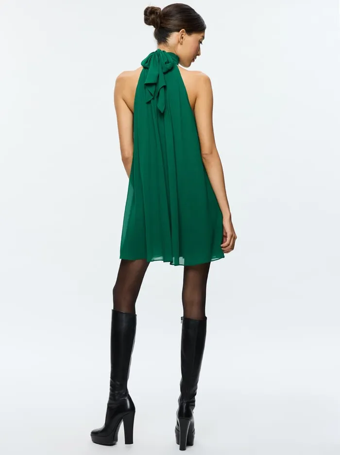 Dresses Women Alice Olivia Corine Mini Dress Forest Green