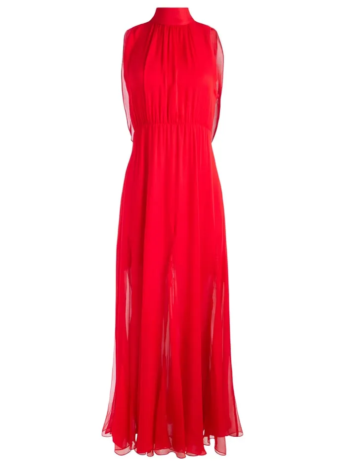 Dresses Women Alice Olivia Dita Maxi Dress Bright Ruby