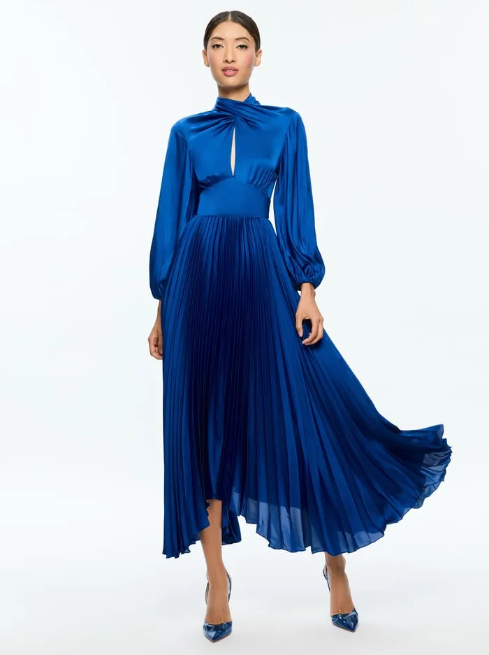 Dresses Women Alice Olivia Mahogany Maxi Dress Royal