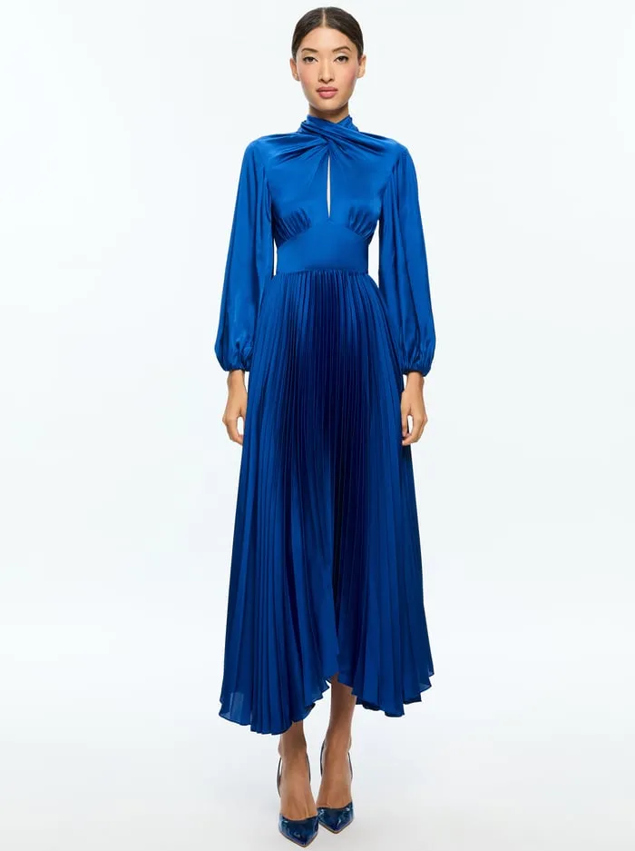 Dresses Women Alice Olivia Mahogany Maxi Dress Royal