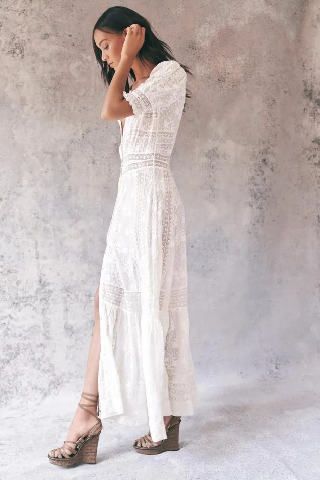 Dresses Women LoveShackFancy Minka Maxi Dress True White