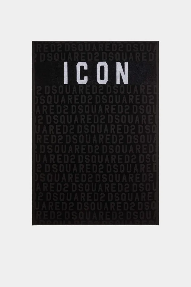 Dsquared2 Accessories D2 Icon Beach Towel Black 8211 Kids