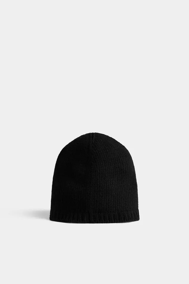 Dsquared2 Headwear Be Icon Knit Beanie Black 8211 MenWomen