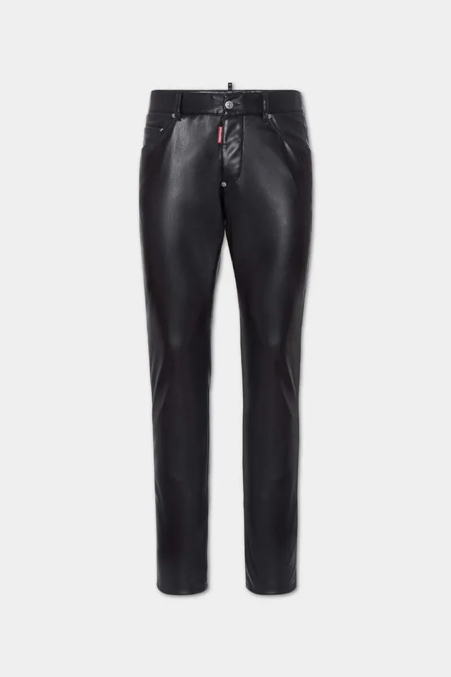 Dsquared2 Jeans Cool Guy Faux Leather Jeans Black 8211 Men