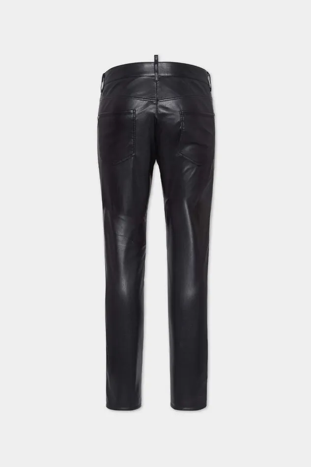 Dsquared2 Jeans Cool Guy Faux Leather Jeans Black 8211 Men