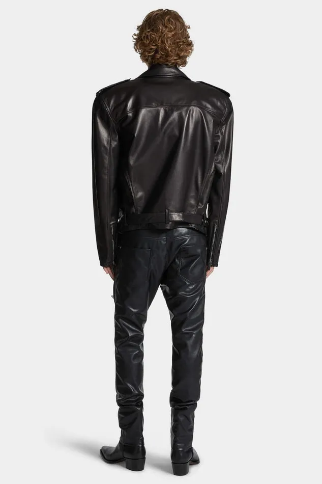 Dsquared2 Jeans Cool Guy Faux Leather Jeans Black 8211 Men