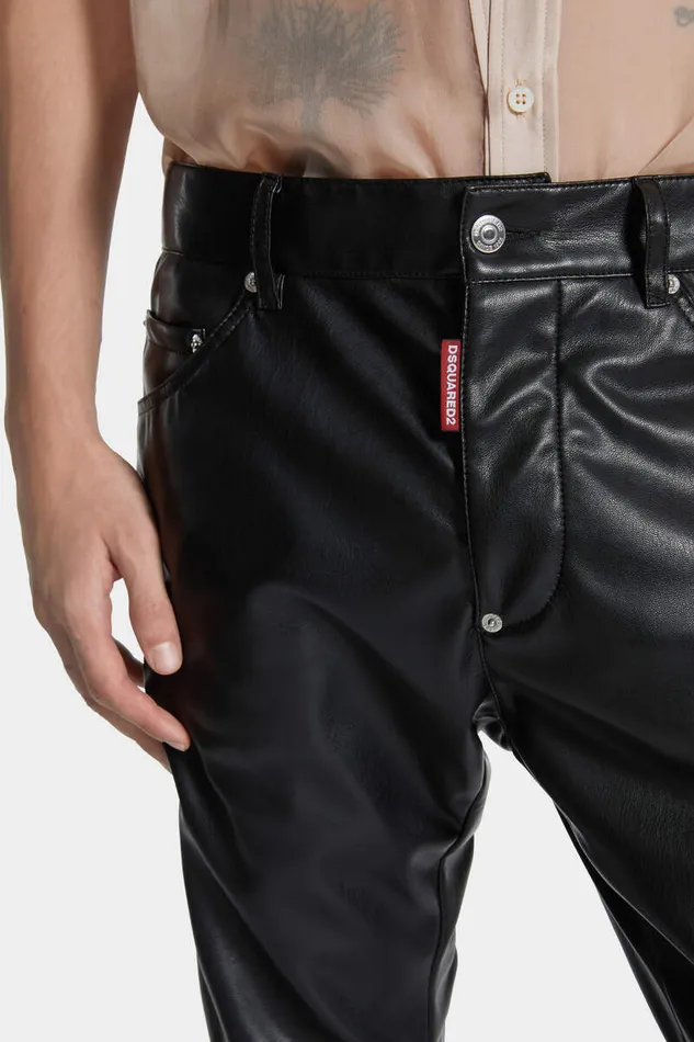 Dsquared2 Jeans Cool Guy Faux Leather Jeans Black 8211 Men