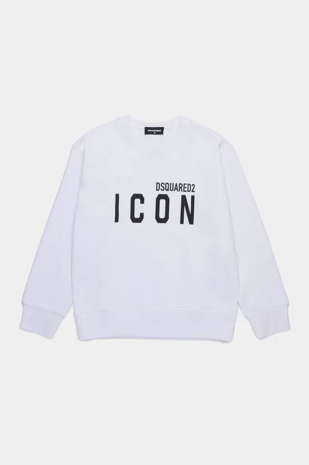 Dsquared2 Ready To Wear D2 Icon Junior Sweatshirt White 8211 Kids