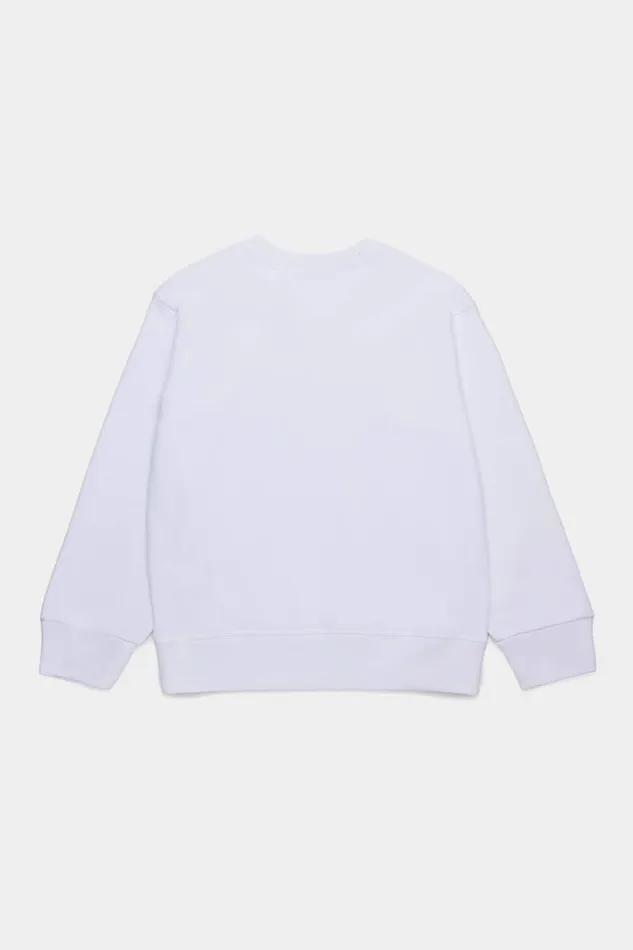 Dsquared2 Ready To Wear D2 Icon Junior Sweatshirt White 8211 Kids