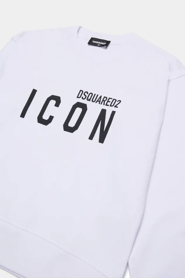 Dsquared2 Ready To Wear D2 Icon Junior Sweatshirt White 8211 Kids