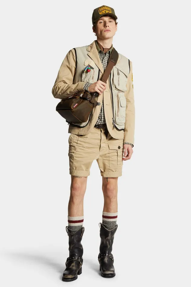 Dsquared2 Shorts Sexy Cargo Shorts Beige 8211 Men