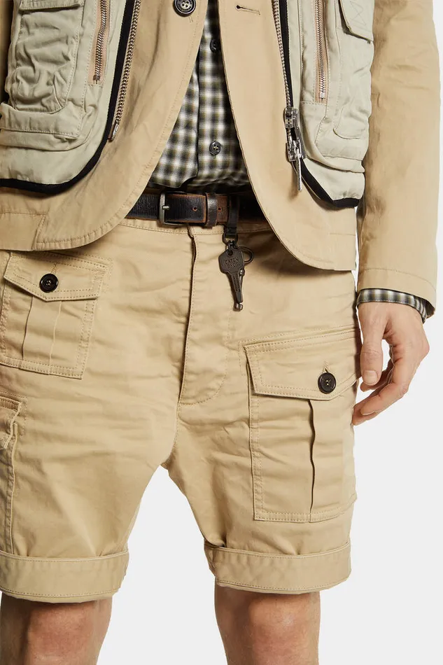 Dsquared2 Shorts Sexy Cargo Shorts Beige 8211 Men