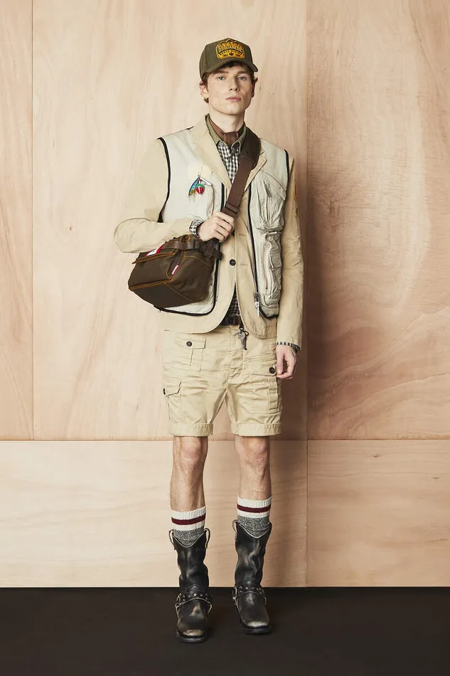 Dsquared2 Shorts Sexy Cargo Shorts Beige 8211 Men