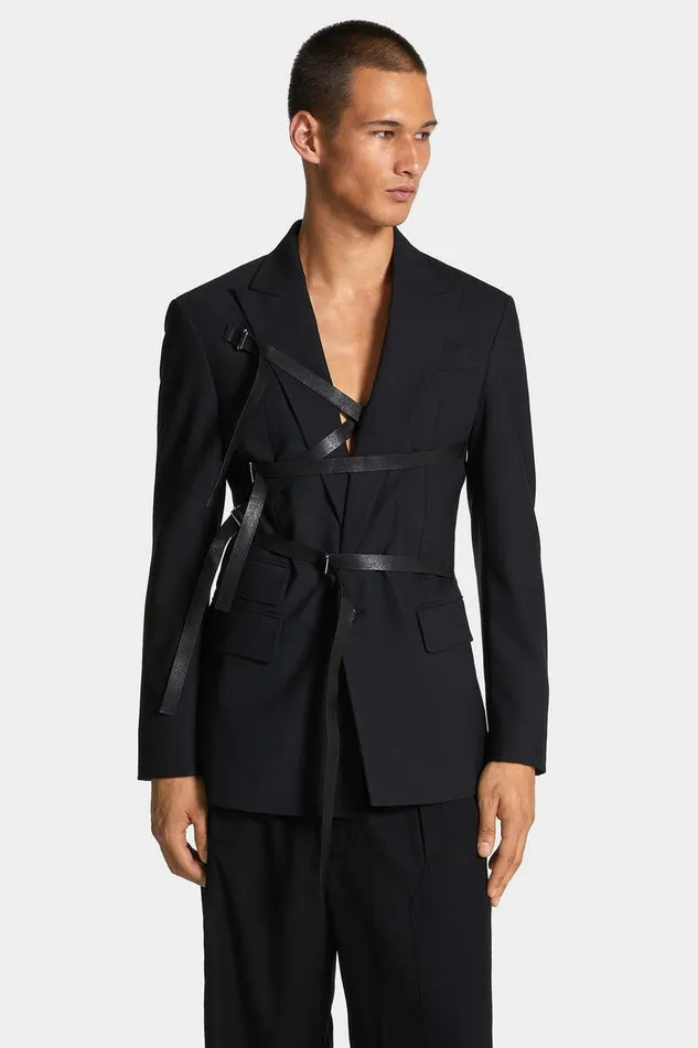 Dsquared2 Suits and Blazer Bondage Blazer Black 8211 Men