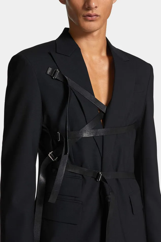Dsquared2 Suits and Blazer Bondage Blazer Black 8211 Men