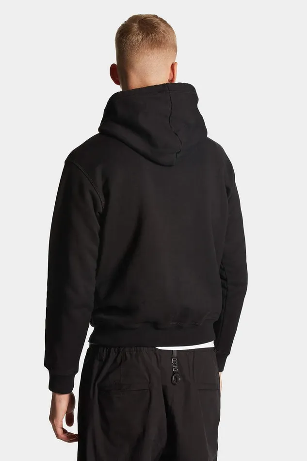 Dsquared2 Sweatshirts Mini Icon Cool Hoodie Black 8211 Men