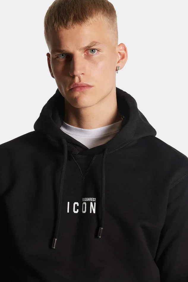 Dsquared2 Sweatshirts Mini Icon Cool Hoodie Black 8211 Men