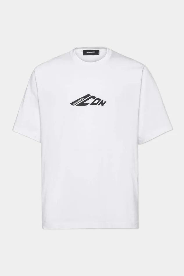 Dsquared2 TShirts and Polo Icon New Generation Loose Fit TShirt White 8211 Men Dsquared2 TShirts and Polo Icon New Generation Loose Fit TShirt White 8211 Men