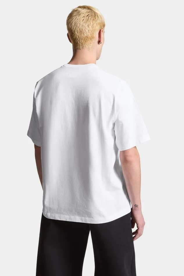 Dsquared2 TShirts and Polo Icon New Generation Loose Fit TShirt White 8211 Men