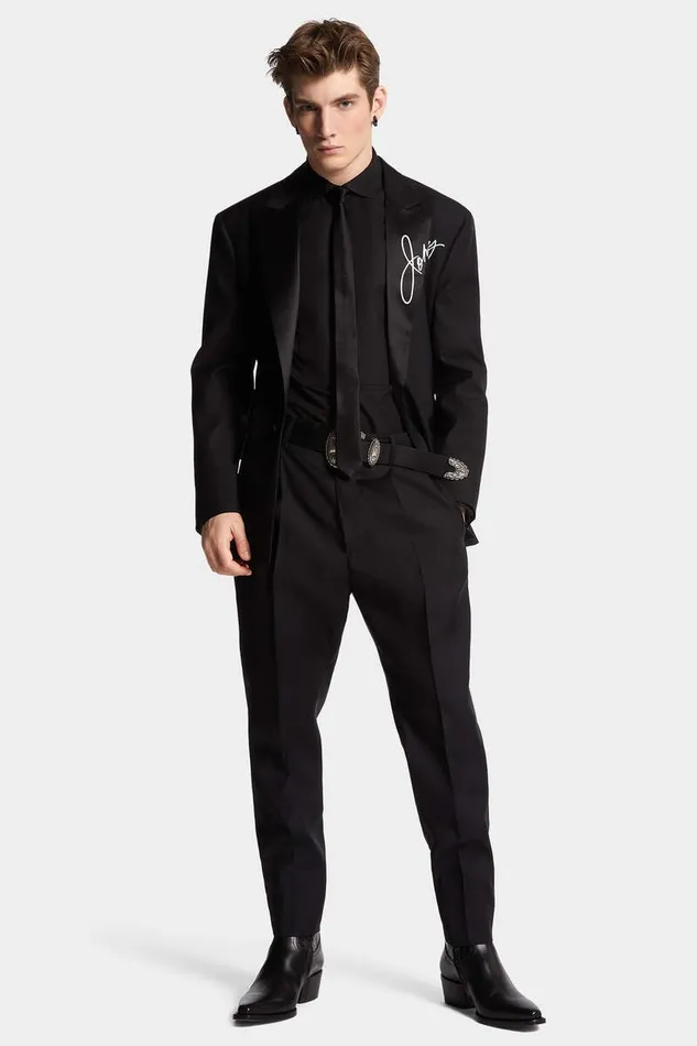 Dsquared2 Trousers Granit Cigarette Pant Black 8211 Men