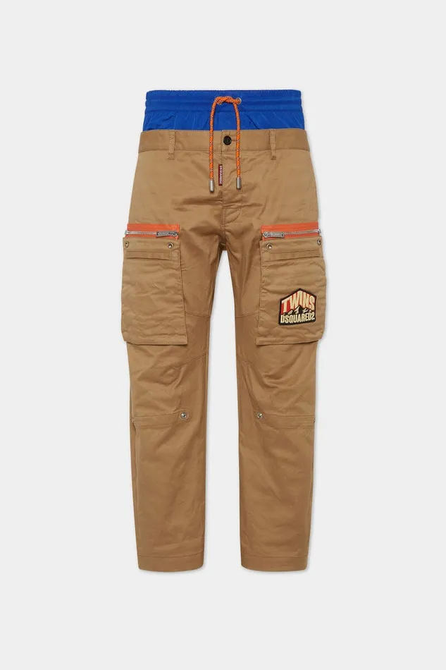 Dsquared2 Trousers Kawaii Track Color Block Pant Camel 8211 Men