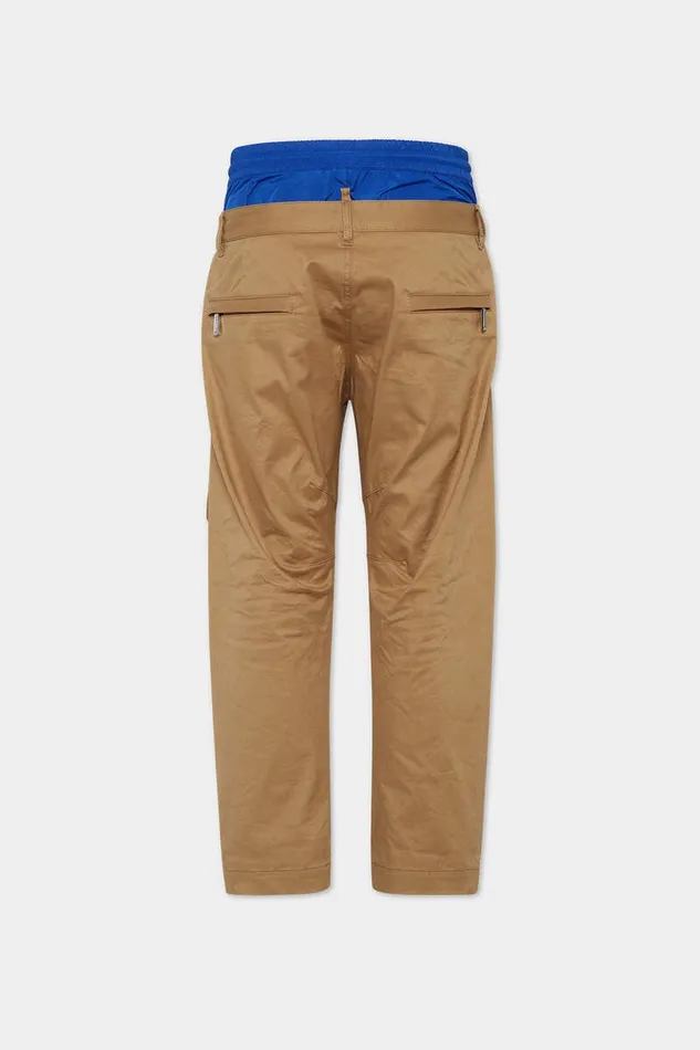 Dsquared2 Trousers Kawaii Track Color Block Pant Camel 8211 Men