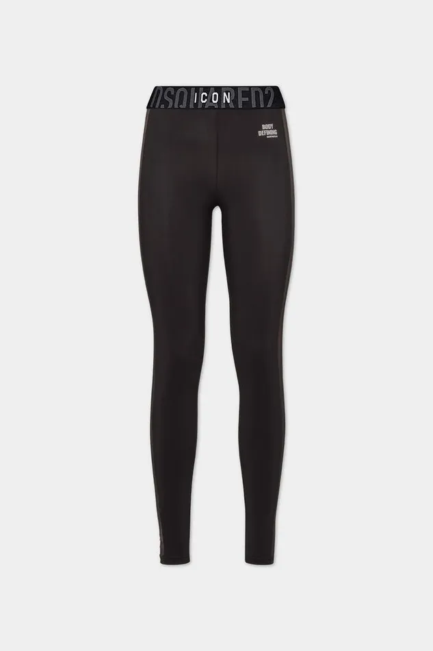 Dsquared2 Underwear Icon Leggings Blackwhite 8211 Women
