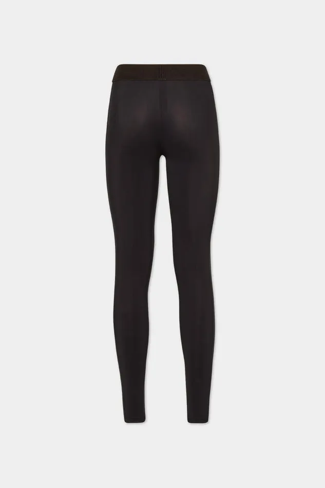 Dsquared2 Underwear Icon Leggings Blackwhite 8211 Women