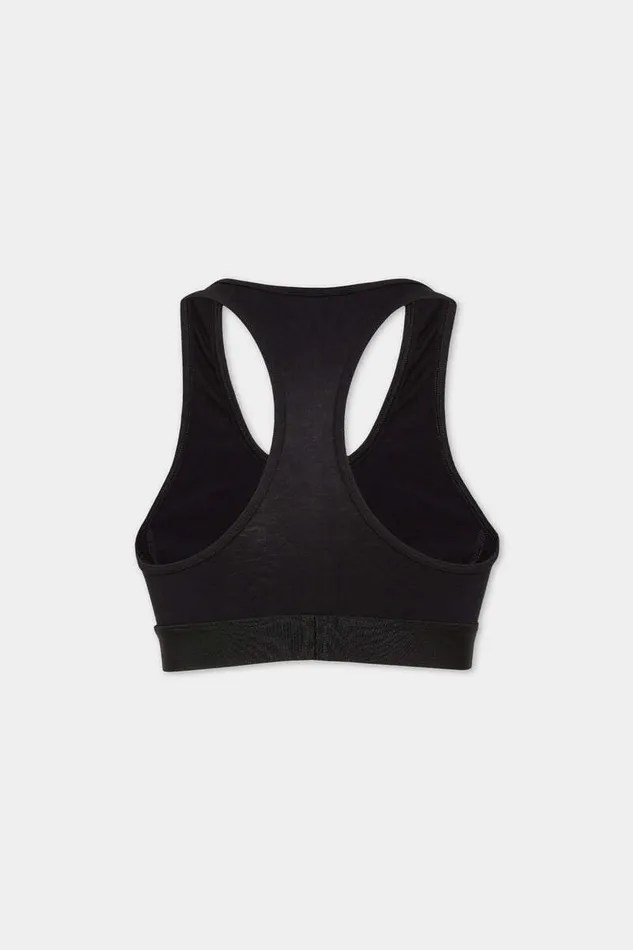 Dsquared2 Underwear Logo Sports Bra Blackgreen 8211 Women