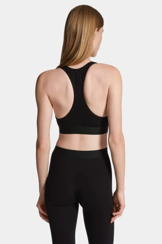 Dsquared2 Underwear Logo Sports Bra Blackgreen 8211 Women