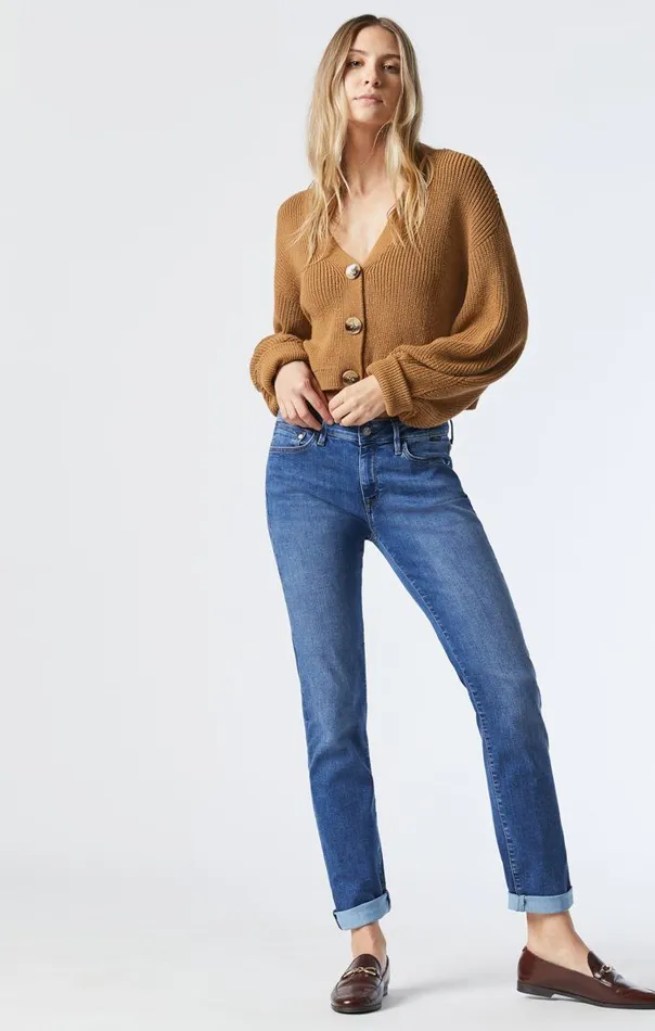 Emma Slim Boyfriend In Mid Supersoft Women Mavi Jeans Denim