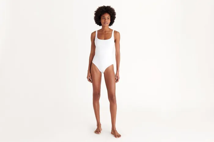 ERES Asia Tank OnePiece Blanc Women OnePiece Swimsuits