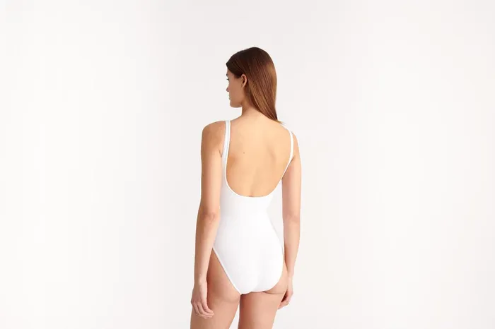 ERES Asia Tank OnePiece Blanc Women OnePiece Swimsuits