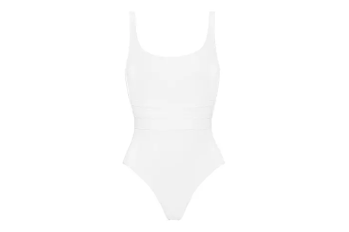 ERES Asia Tank OnePiece Blanc Women OnePiece Swimsuits
