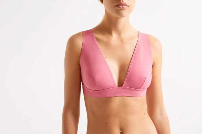 ERES Chrome FullCup Triangle Bikini Top Litchi 23e Women TwoPieces Swimsuits