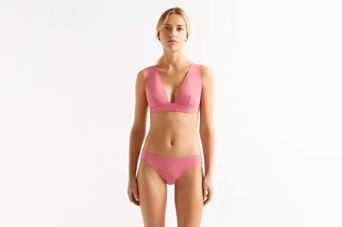 ERES Chrome FullCup Triangle Bikini Top Litchi 23e Women TwoPieces Swimsuits