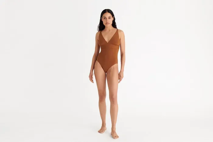 ERES Larcin Triangle OnePiece Caramelo Women OnePiece Swimsuits